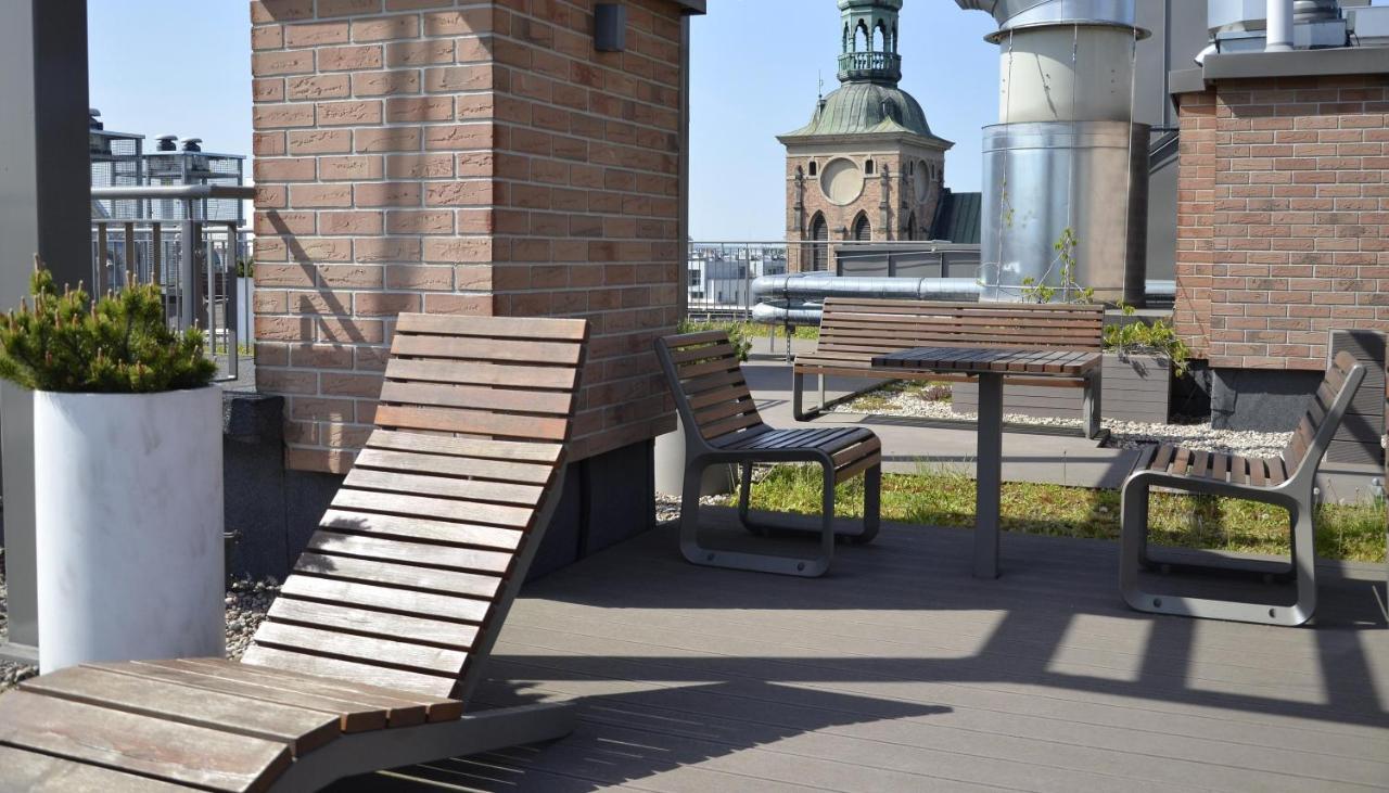 Roof Terrace Old Town Apartments With Private Parking Гданск Екстериор снимка